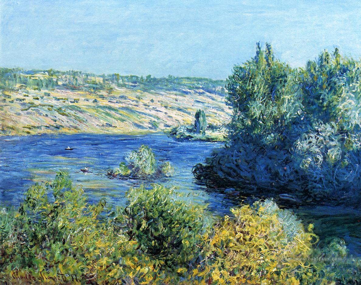 La Seine à Vetheuil II Claude Monet Peintures à l'huile